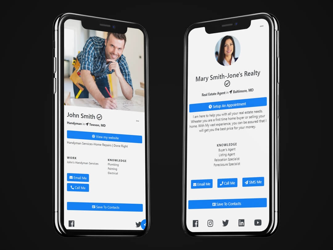 Cheapest Digital Business Card App Android Virginia 